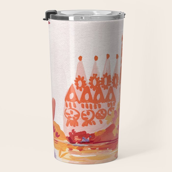 Botanical Sagrada Familia Travel Mug Gallery Image 3