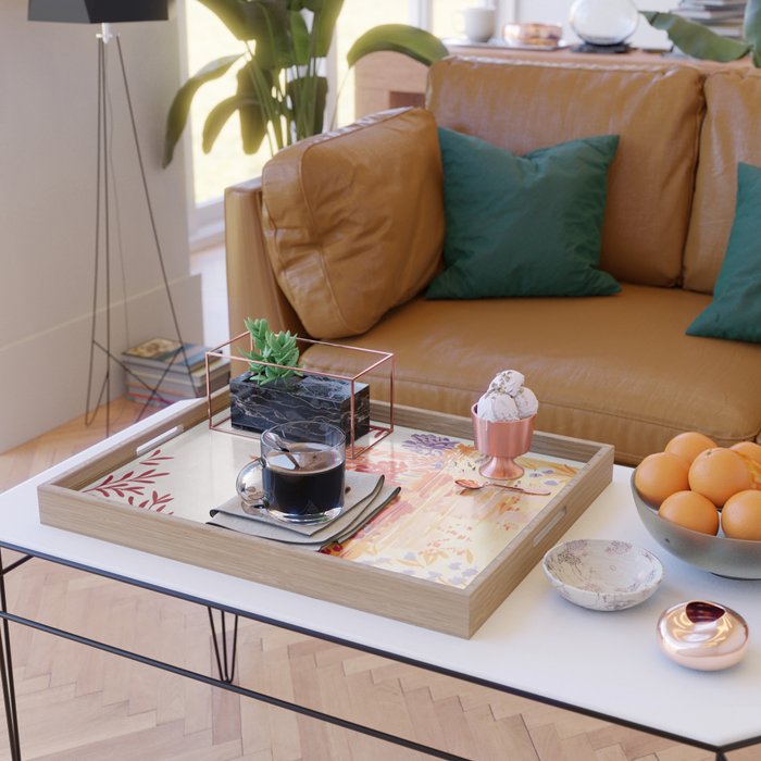 Botanical Sagrada Familia Serving Tray Gallery Image 2