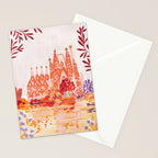 Botanical Sagrada Familia Stationery Card Gallery Image 2