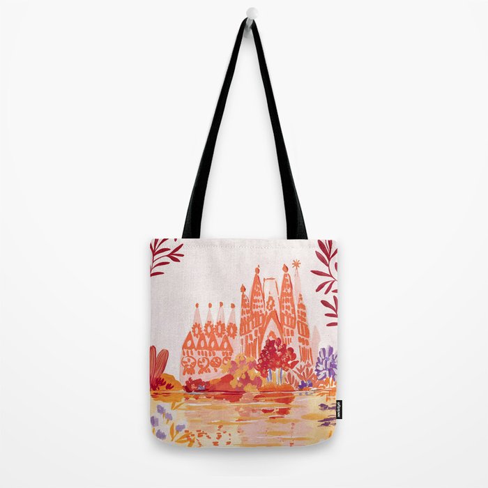 Botanical Sagrada Familia Tote Bag Gallery Image 2