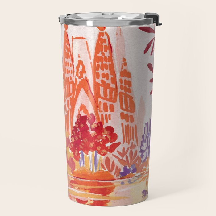 Botanical Sagrada Familia Travel Mug Gallery Image 2