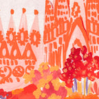 Botanical Sagrada Familia Coffee Mug Gallery Image 2
