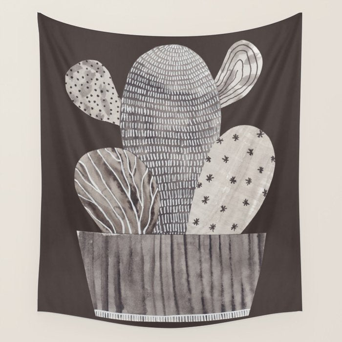Little Cactus Wall Tapestry Gallery Image 4