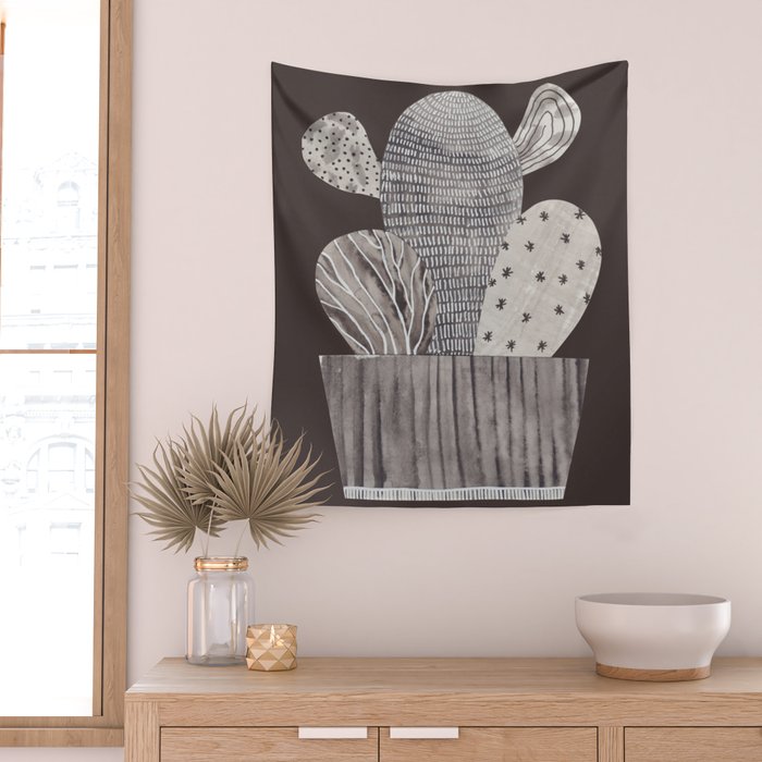 Little Cactus Wall Tapestry Gallery Image 2