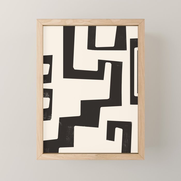 Minimal Abstract Art 69 Mini Art Print Gallery Image 1