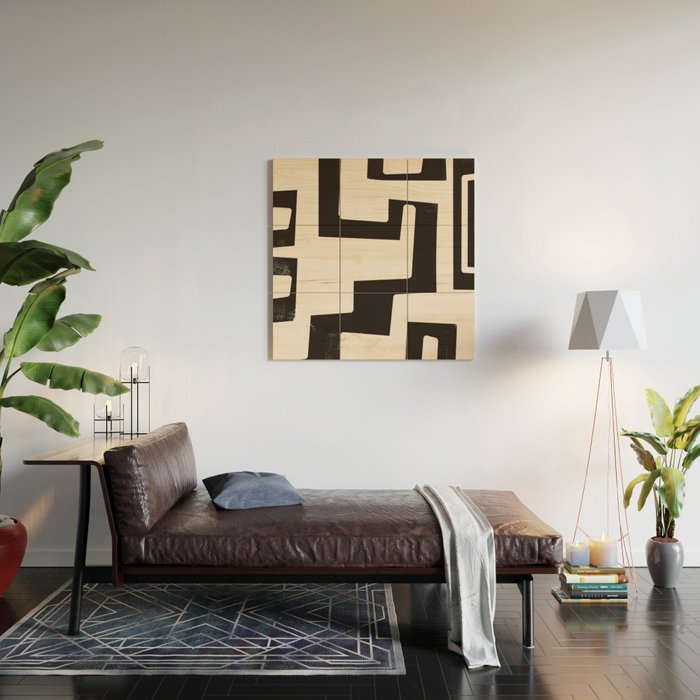 Minimal Abstract Art 69 Wood Wall Art Gallery Image 2