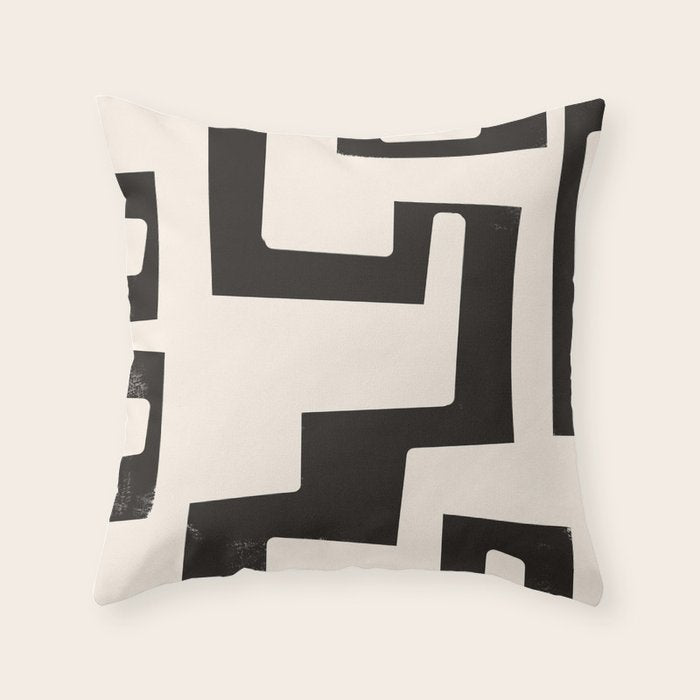 Minimal Abstract Art 69 Throw Pillow Gallery Image 1