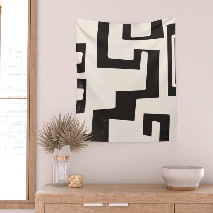 Minimal Abstract Art 69 Wall Tapestry Gallery Image 2