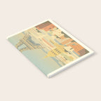 Paris France Eiffel Tower Vintage Travel Poster Commercial Air Travel Notebook Gallery Image 2