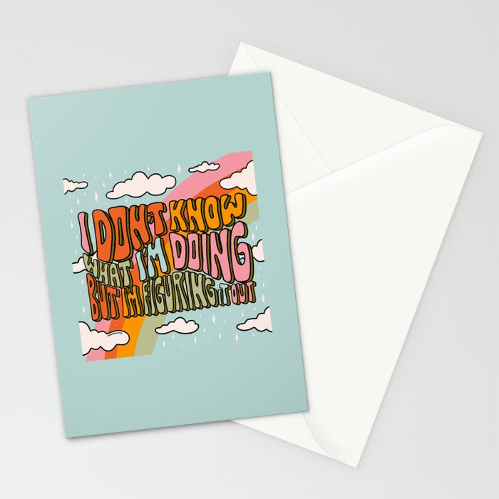 Don't Know What I'm Doing Stationery Card Gallery Image 2
