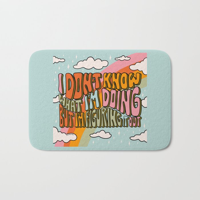 Don't Know What I'm Doing Bath Mat Gallery Image 1