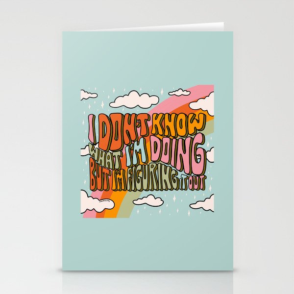 Don't Know What I'm Doing Stationery Card Gallery Image 2