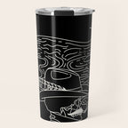 Love or Die Tryin' Cowhand - Black & White Travel Mug Gallery Image 1
