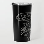 Love or Die Tryin' Cowhand - Black & White Travel Mug Gallery Image 3