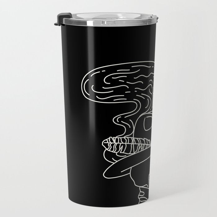 Love or Die Tryin' Cowhand - Black & White Travel Mug Gallery Image 3