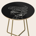 Love or Die Tryin' Cowhand - Black & White Side Table Gallery Image 2