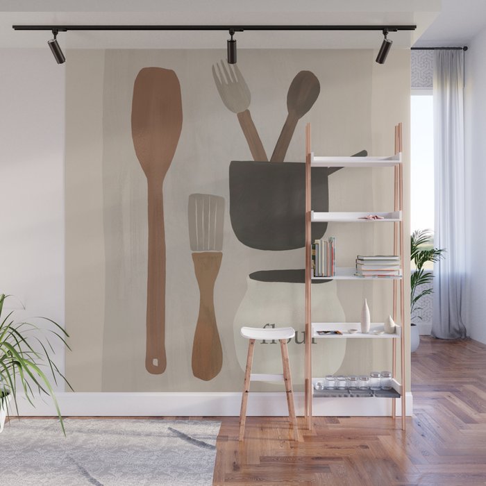 Kitchen Still Life I Wall Mural Gallery Image 1