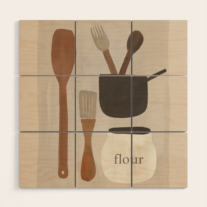 Kitchen Still Life I Wood Wall Art Gallery Image 1