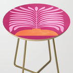 THE VASE 02: Bordeaux Wine Leaves Side Table Gallery Image 2