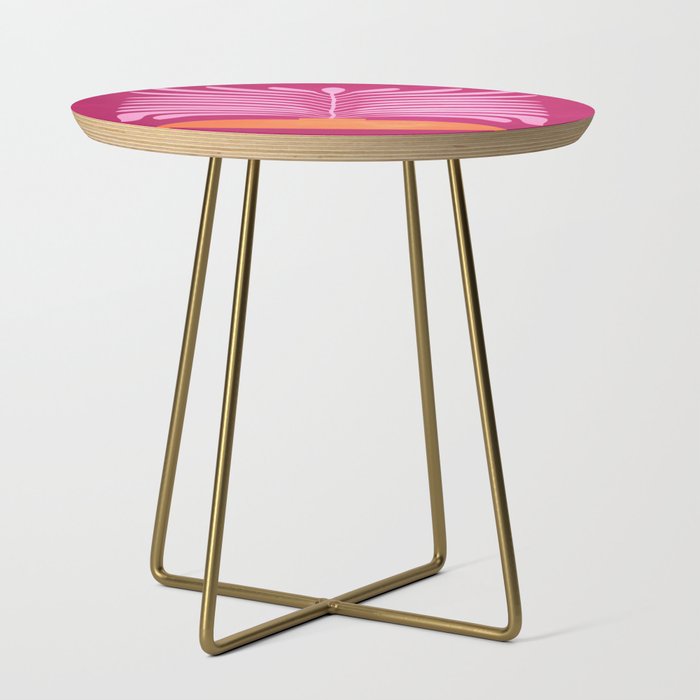 THE VASE 02: Bordeaux Wine Leaves Side Table Gallery Image 1