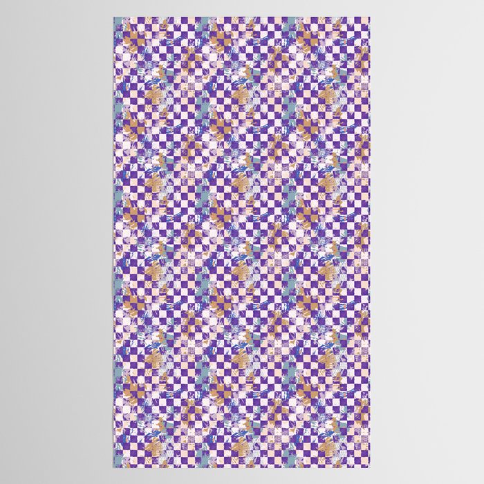 Grid of artistic strokes L Tablecloth Gallery Image 2