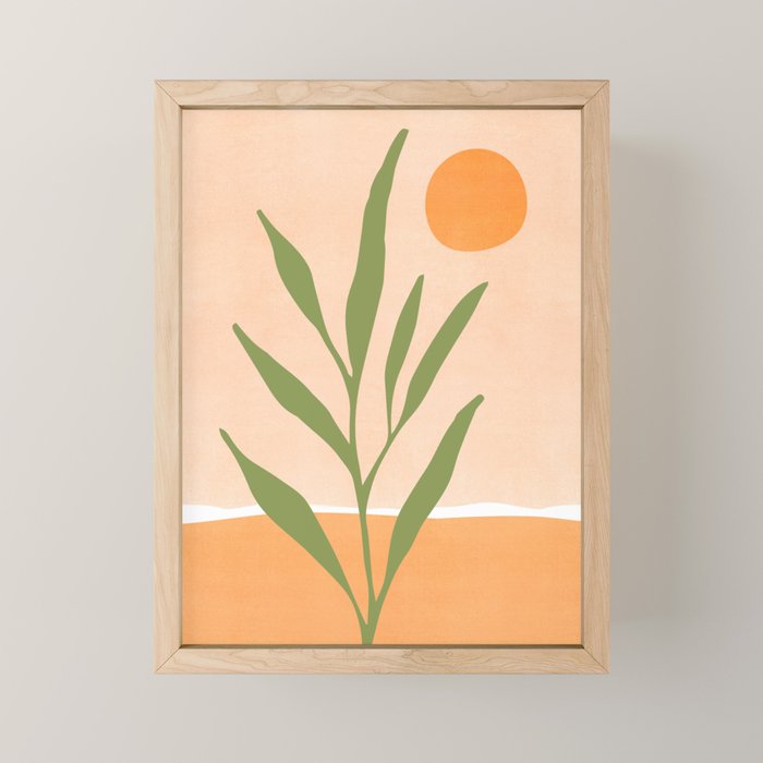 Southwest Sunrise Abstract Landscape Mini Art Print Gallery Image 1