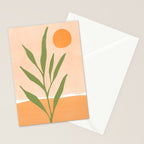 Southwest Sunrise Abstract Landscape Stationery Card Gallery Image 2