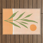 Southwest Sunrise Abstract Landscape Outdoor Rug Gallery Image 1