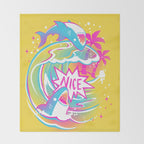 NICE SHARK Throw Blanket Gallery Image 2