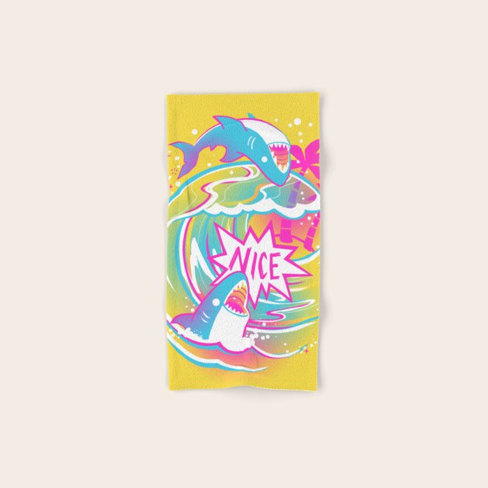 NICE SHARK Bath Towel Gallery Image 1