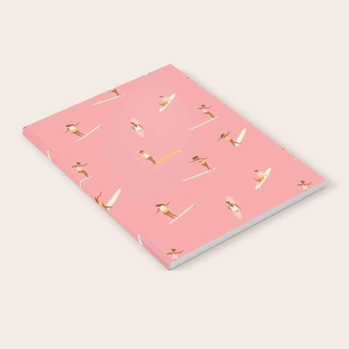 Surf Girls In Pink Notebook Gallery Image 2