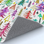 Colorful Christmas Trees Rug Gallery Image 4