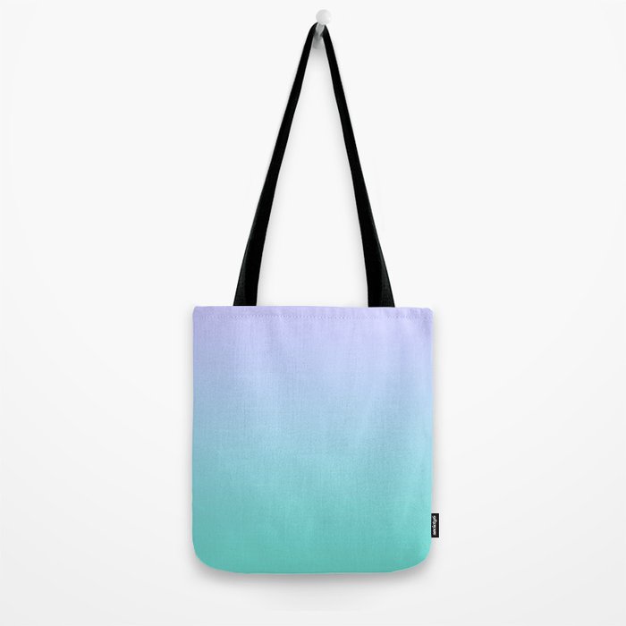 Light Purple Turquoise Gradient Tote Bag Gallery Image 2
