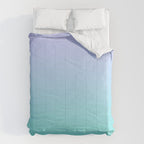Light Purple Turquoise Gradient Comforter Gallery Image 6