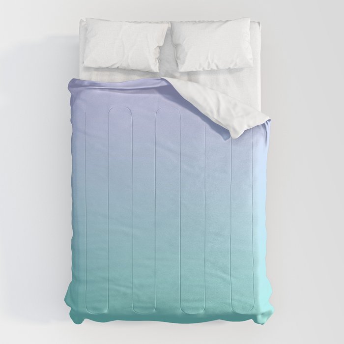 Light Purple Turquoise Gradient Comforter Gallery Image 6