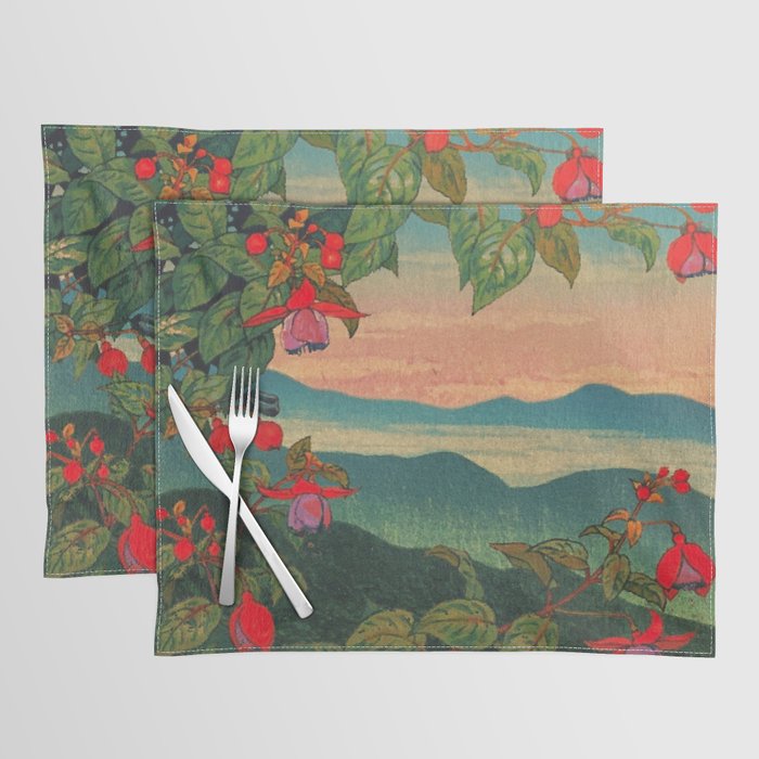 Sunset at Binyiensu Placemat Gallery Image 1