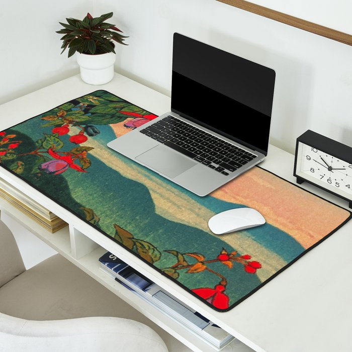 Sunset at Binyiensu Desk Mat Gallery Image 2