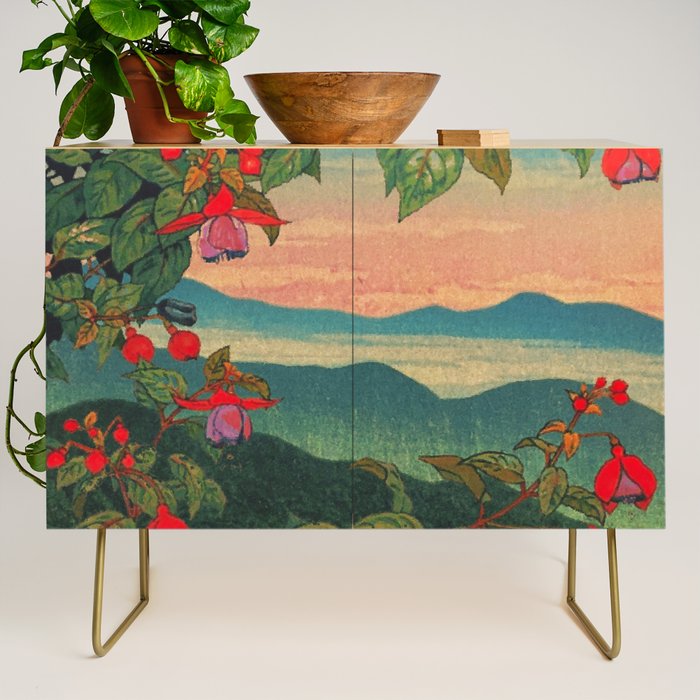 Sunset at Binyiensu Credenza Gallery Image 1
