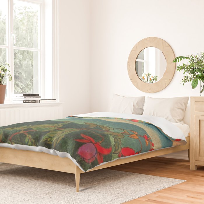 Sunset at Binyiensu Duvet Cover Gallery Image 2