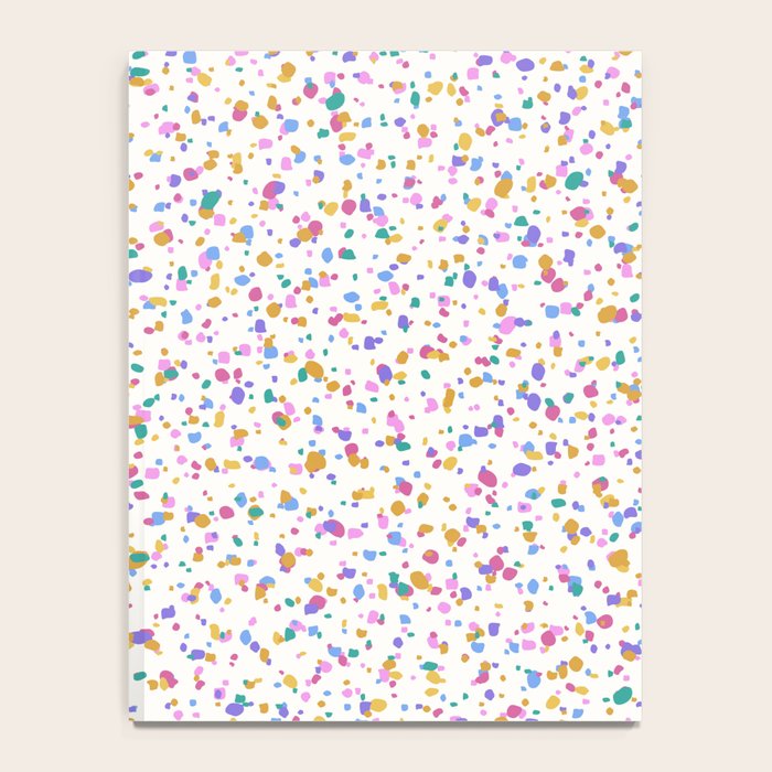 Festive Speckled Dot Pattern - Funfetti Rainbow Notebook Gallery Image 4