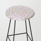 Festive Speckled Dot Pattern - Funfetti Rainbow Stool Gallery Image 2