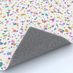 Festive Speckled Dot Pattern - Funfetti Rainbow Rug Gallery Image 4