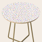 Festive Speckled Dot Pattern - Funfetti Rainbow Side Table Gallery Image 2