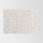 Festive Speckled Dot Pattern - Funfetti Rainbow Rug Gallery Image 2