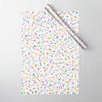 Festive Speckled Dot Pattern - Funfetti Rainbow Wrapping Paper Gallery Image 1
