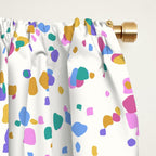 Festive Speckled Dot Pattern - Funfetti Rainbow Window Curtain Gallery Image 2