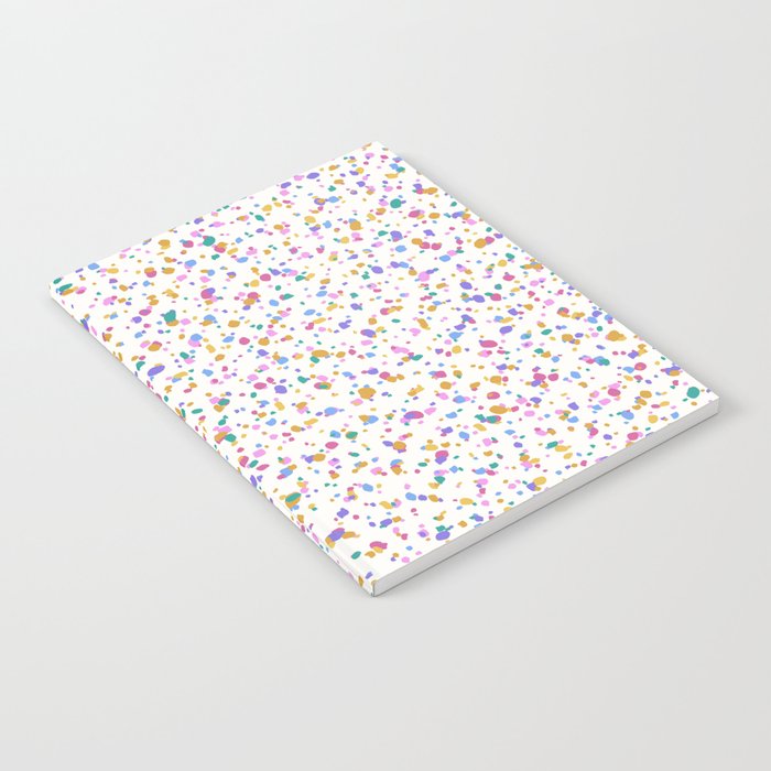 Festive Speckled Dot Pattern - Funfetti Rainbow Notebook Gallery Image 2
