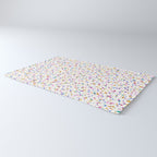 Festive Speckled Dot Pattern - Funfetti Rainbow Rug Gallery Image 3