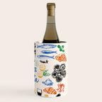 La Dolce Vita Colorful Italian Cuisine Food Doodles Wine Chiller Gallery Image 3