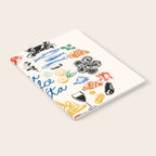 La Dolce Vita Colorful Italian Cuisine Food Doodles Notebook Gallery Image 2